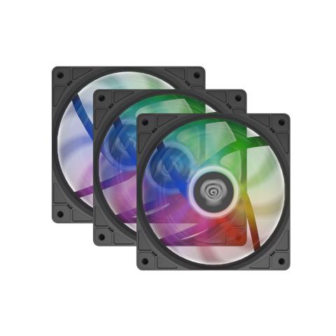 Oxal 120 ARGB Case per computer Ventilatore 12 cm Nero - Foto 3
