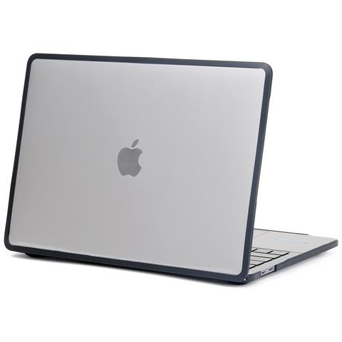Custodia Protettiva Nera Trasparente Compatibile Con Macbook Pro 14"" A2442 A2779 A2918 A2992 A3185 - Foto 2