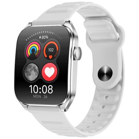 Smartwatch Amoled Da 1,93"" Con Chiamata Bluetooth Compatibile Con L'app Gloryfit Silver - Foto 7