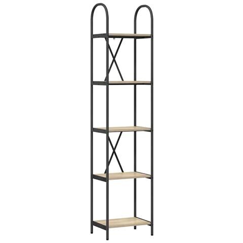 Libreria rovere sonoma 40 x 30 x 183 cm Legno multistrato - Foto 1