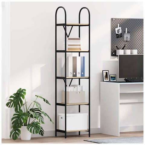 Libreria rovere sonoma 40 x 30 x 183 cm Legno multistrato - Foto 2