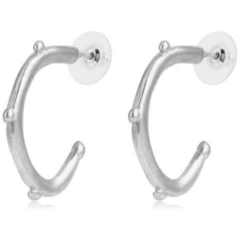 Orecchino A Cerchio In Argento Con Nappe - Foto 1