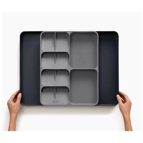 Organizzatore Estensibile Drawerstore Per Posate Utensili E Accessori Conservazione Efficiente Design Grigio Ideale Per Cassetti Da Cucina - Foto 2