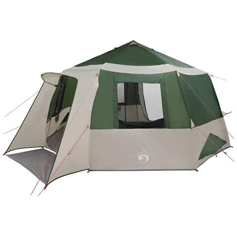 Tenda Capanna con tetto Verde e Grigio 500 x 500 x 294 cm - Foto 1