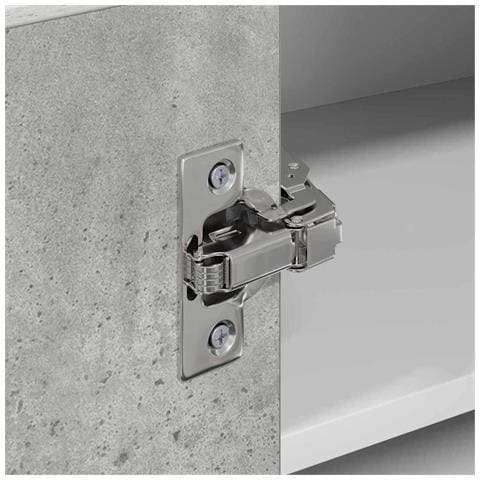 Armadio pensile Riga Grigio Cemento e Bianco 57 x 57 x 40 cm - Foto 9