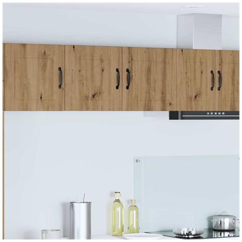 Pensile cucina con porta Rovere artigianale 80 x 31 x 40 cm - Foto 2