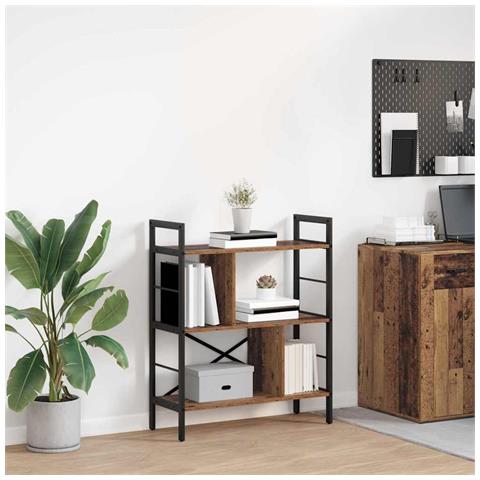 Libreria Legno vecchio 75 x 30 x 91 cm Legno multistrato - Foto 2