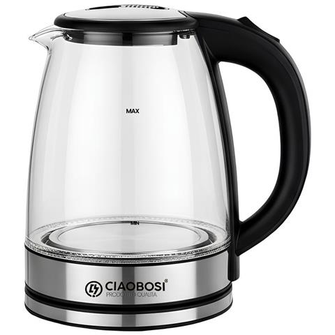 Bollitore Elettrico Da 2 Litri 1500w In Vetro Borosilicato Con Arresto Automatico - Foto 1