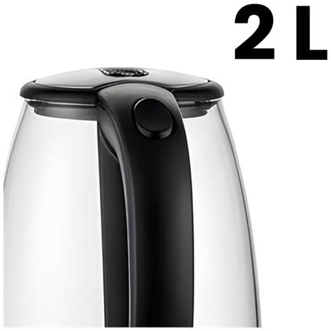 Bollitore Elettrico Da 2 Litri 1500w In Vetro Borosilicato Con Arresto Automatico - Foto 5