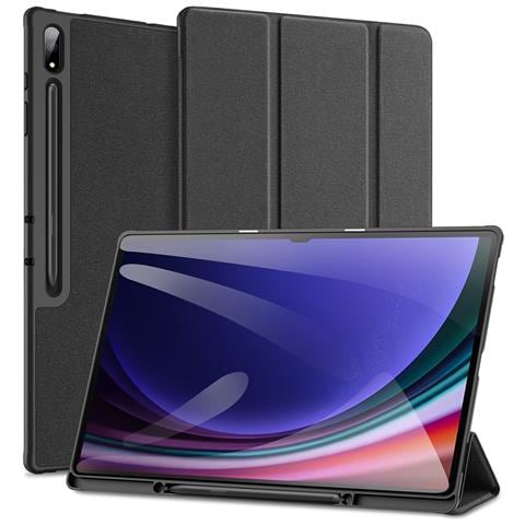 Cover per Galaxy Tab S10 Ultra - Pelle /PU, Nero, Auto Wake /Sleep - Foto 1