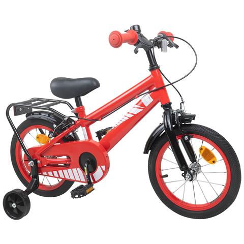 Bicicletta per Bambini 16 Pollici per bambini di 4-6 anni Rosso - Foto 2