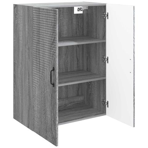 Mobiletto a muro Sonoma grigio 66 x 34,5 x 90 cm - Foto 2