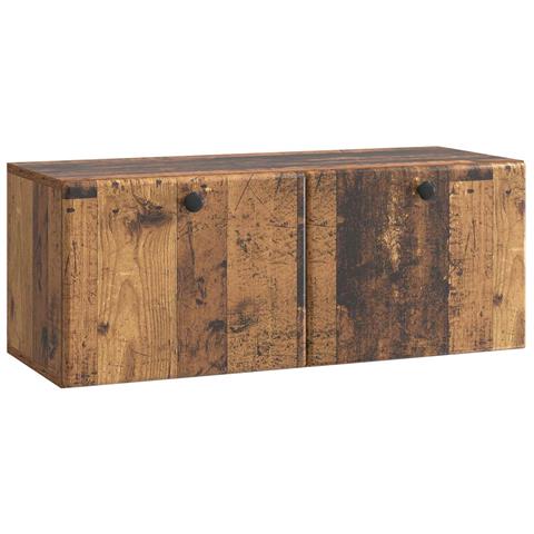 Mobile Porta TV da Muro 78,5 x 31 x 30 cm Legno antico - Foto 1