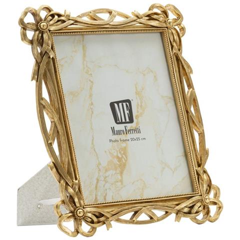 Cornice Portafoto Knot Oro Con Decoro A Nodi 20x25 Cm - Foto 1