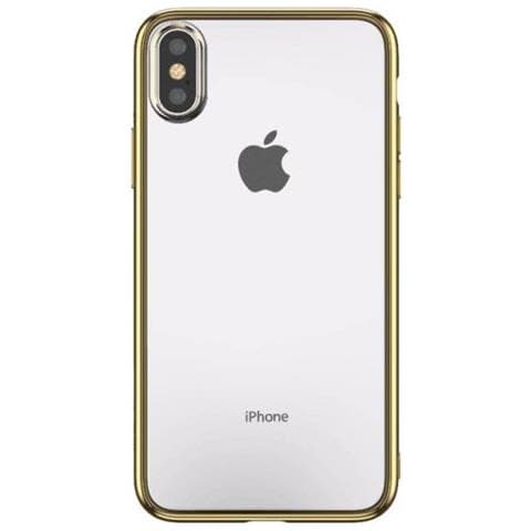 Custodia In Tpu Dorata Per Iphone Xs /x 5.8"" - Foto 3