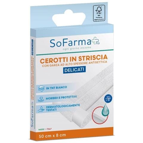 Cerotto Delicato Striscia 50 X8 cm Sofarmapiu' - Foto 1