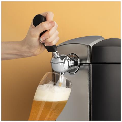 BW1778,spillatore birra,compatibile con fusti pressurizzati da 5L,acciaio inox, maniglia e vassoio rimovibili, universale, raffredd. 4°C - Foto 6