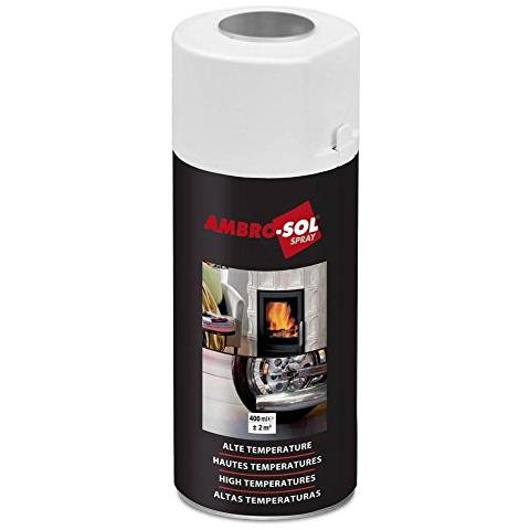 Vernice Spray Alte Temperature Alluminio Argento Bomboletta Smalto V400temp2 - Foto 1