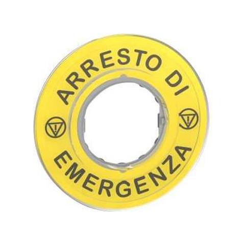 Etichetta Per Arresto Di Emergenza Zby9620 - Foto 1
