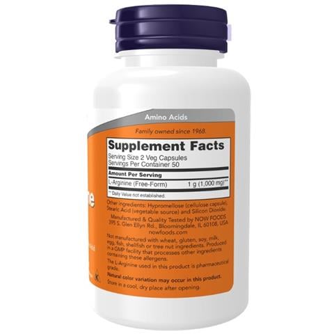 L-arginine 500 Mg 100 Capsule - Amminoacido - Foto 3