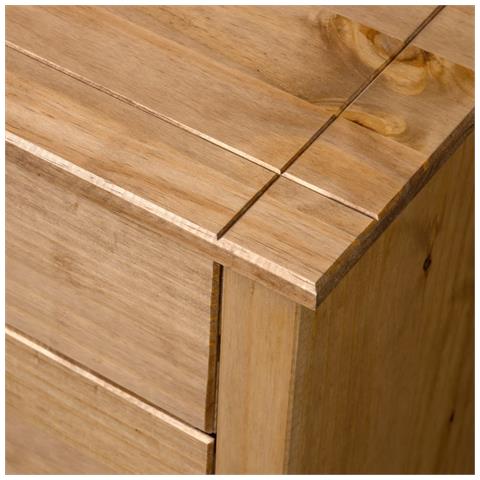 Armadietto 80x40x73 Cm In Legno Di Pino Modello Panama - Foto 2