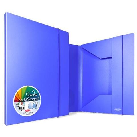 ver Garda 30 Cartelle Con Elastico In Pp 3 Lembi 265x350 Mm Dorso 3 Cm Blu - Foto 1