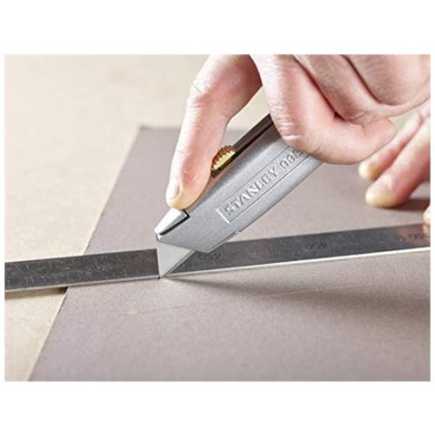 2-10-099 Coltello / Taglierina, Metallico Professionale Un Lama Retrattile. - Foto 2