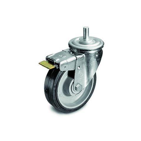 Impostato Ruota Frenato 16 cm Grigio 374-10 - Foto 1