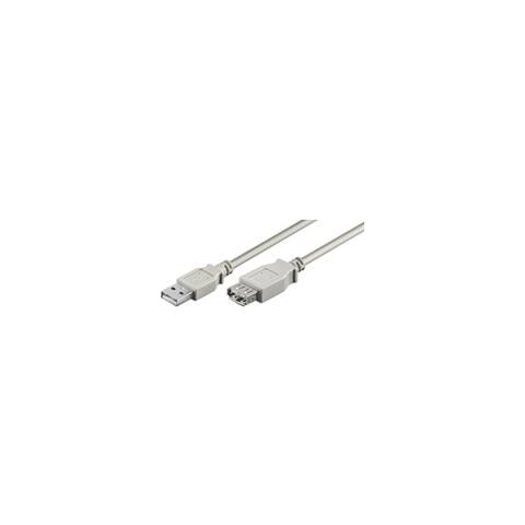 USB Verl AA 300 LC HiSpeed 2.0 3m, USB A, USB A, Maschio / femmina, 2x AWG 28 2x AWG 28 - Foto 1
