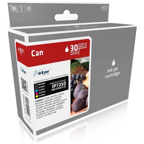 AS46551 Nero, Ciano, Giallo cartuccia d'inchiostro - Foto 1