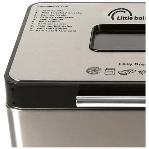 Macchina Per Il Pane 1kg 650w In Acciaio Inox - 8398 - Foto 4