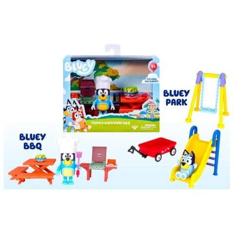Bluey Family Pack, Set 4 Personaggi Articolati, Inclusi Bingo, Bluey Bluey Family Pack, Set 4 Personaggi Articolati, Inclusi Bingo, Bluey