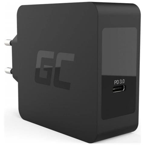 Caricabatterie USB tipo C per Nokia X6 Microsoft Lumia 950 Xiaomi Mi 4c Mi 5 Mi 6 Potenza 60W Colore Nero - Foto 1