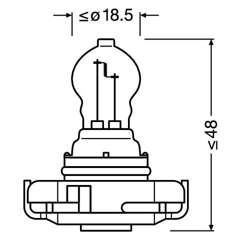 12v Original Line - Ps24w - 24w - Pg20-3 - 1 Pz - Scatola - Foto 2