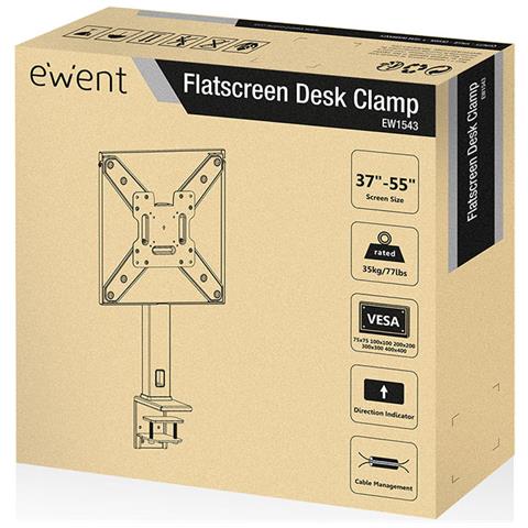 EW1543 Supporto TV a parete 139,7 cm (55") Nero - Foto 8