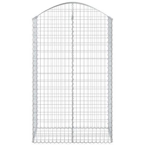 Cesto Gabbione Ad Arco 100x50x160/180 Cm Ferro Zincato - Foto 2