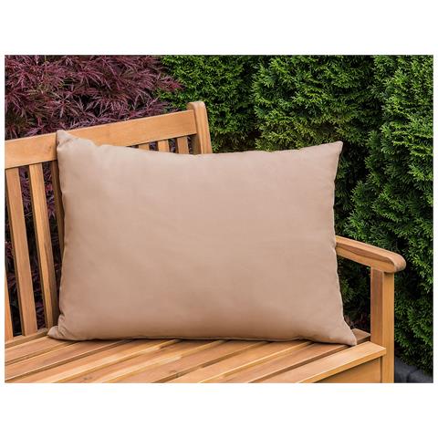 Set Di 2 Cuscini Da Esterno 50 X 70 Cm Caramello Almyros - Foto 1