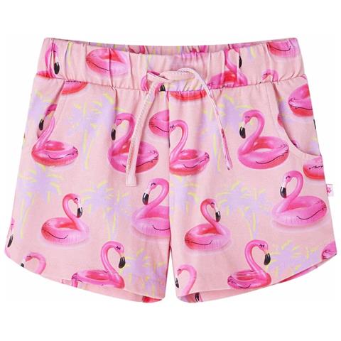 Pantaloncini Bambini Coulisse Rosa Chiaro 140 - Foto 1