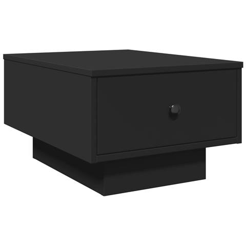 Tavolino Da Salotto Nero 60x45x31 Cm In Legno Multistrato - Foto 2