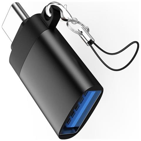 Adattatore Da Usb-c A Usb Con Laccetto, Confezione Da 2 Black - Foto 2