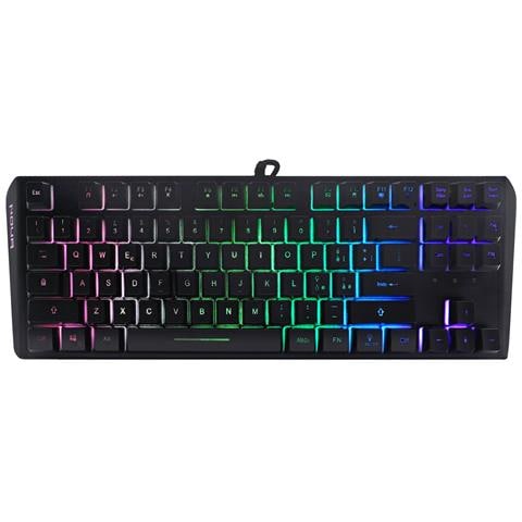 Tastiera Gaming Noua Cosmo Membrana Retroilluminazione RGB 87 Tasti (12 Multimediali) Layout IT - Foto 1
