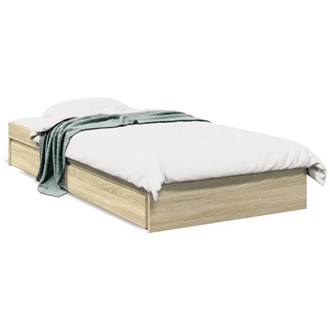 Giroletto Cassetti Rovere Sonoma 75x190 Cm Legno Multistrato - Foto 2