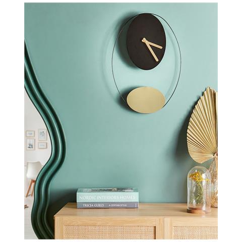 Orologio Da Parete Manigod Metallo Nero - Foto 1