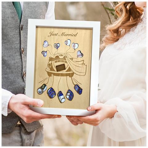 Regalo Di Nozze, Denaro In Cornice - Colore Legno - Foto 3