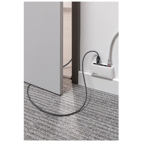 74402 adattatore per inversione del genere dei cavi USB 3.1 type A RJ45 Nero, Argento - Foto 12