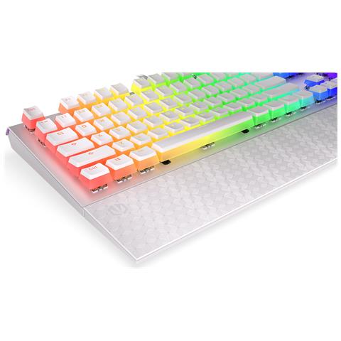 Omnis Pudding Onyx tastiera Gaming USB QWERTY Inglese Bianco - Foto 2