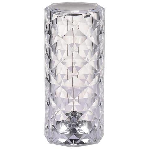 Lampada Ambientale Da Tavolo 21 Cm Con 3 Modalità Di Illuminazione, Controllo Touch E Batteria Ricaricabile. - Foto 1