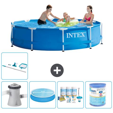 Piscina Fuori Terra - In Giro - 305x76 Cm - Blu - Include Accessori Coordinati A1631 - Foto 1