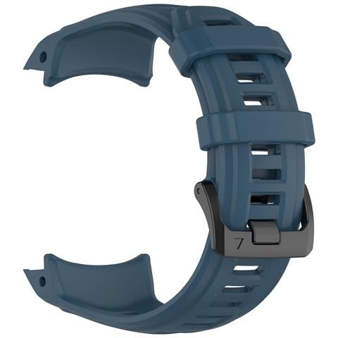 Cinturino Di Ricambio In Silicone Blu Per Garmin Instinct 3 (45mm) - Foto 1