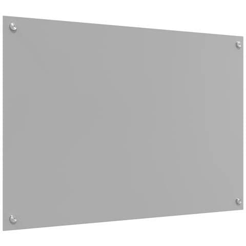Schienale Cucina Grigio Chiaro 90x60x0,6 cm in Vetro Temperato - Foto 1